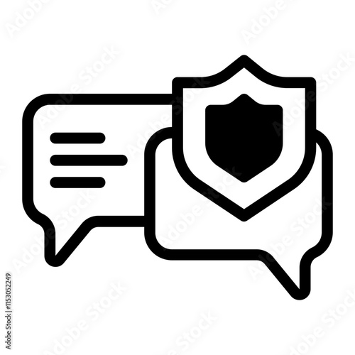 Communication Glyph Icon