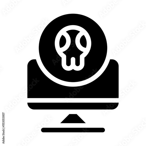 Cybercrime Solid Icon