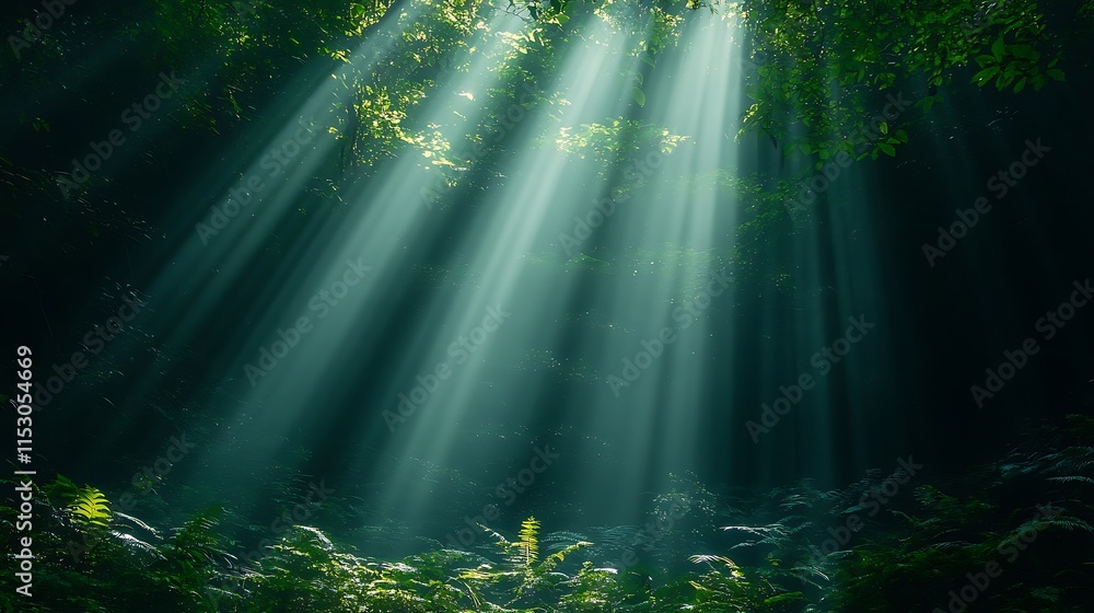 Forest Sunlight Rays Nature Photography Forest Sunlight Rays Nature Photography