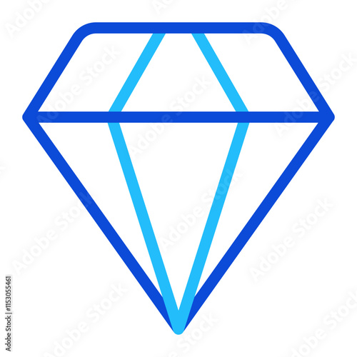 Diamond Duoline Icon