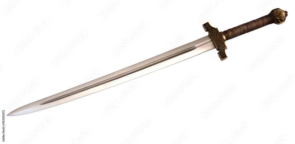 High-Quality PNG Old sword medieval weapon blade knight equipment with ornate handle isolated on white background – High Resolution High-Quality PNG Old sword medieval weapon blade knight equipment with ornate handle isolated on white background – High Resolution