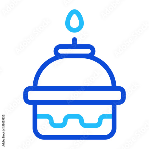 Fire Duoline Icon