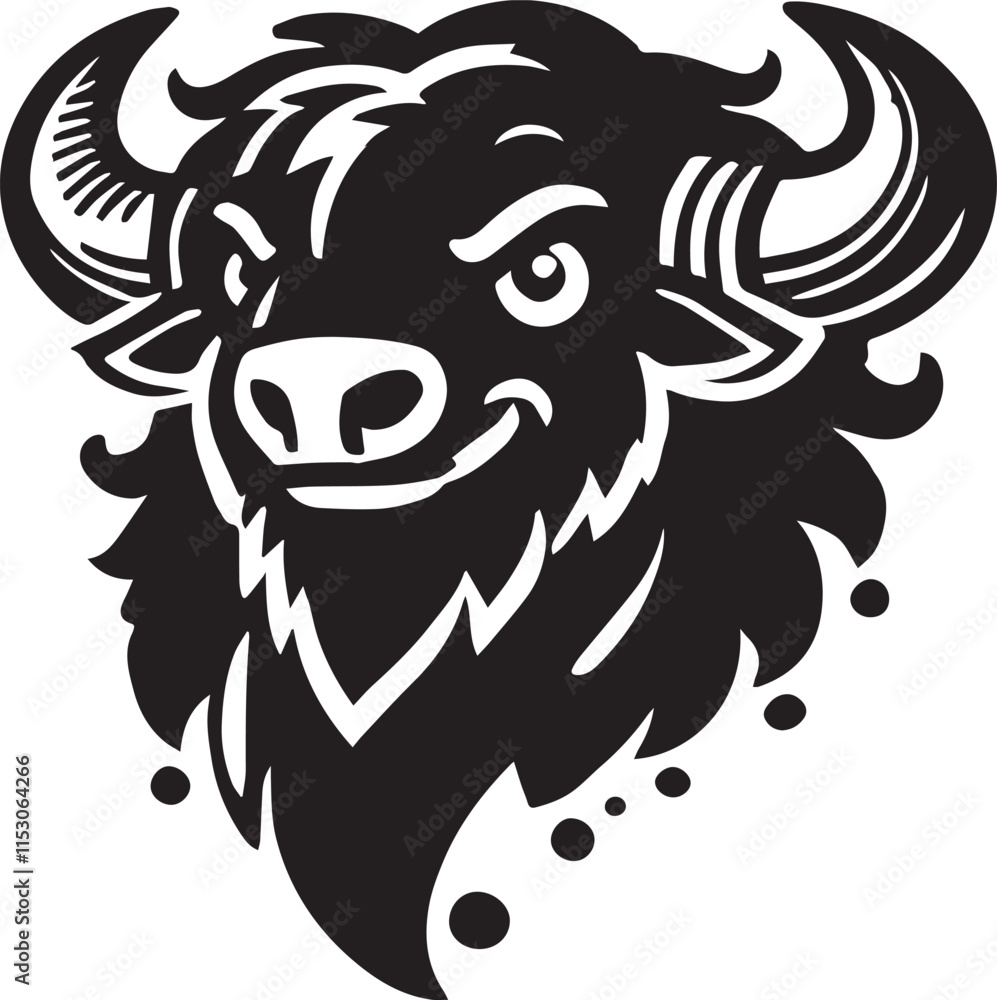 Obraz premium Head of a bison