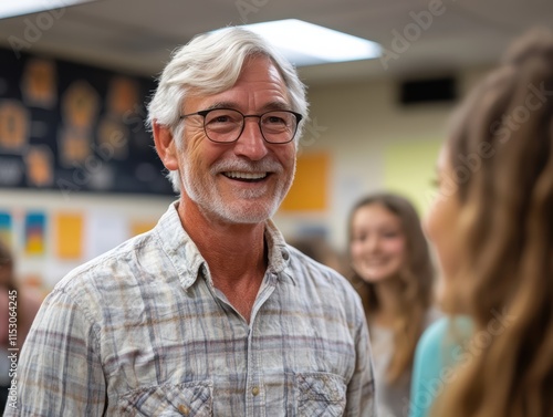 Engaging Professor Supporting Students in Learning Journey