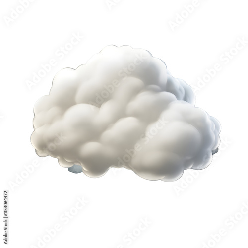 a white cloud on a white background