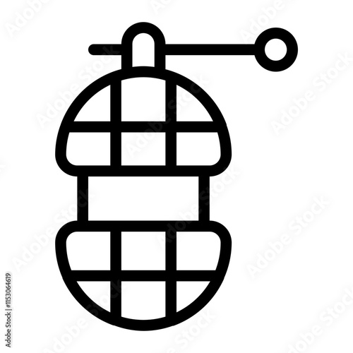 Grenade Line Icon