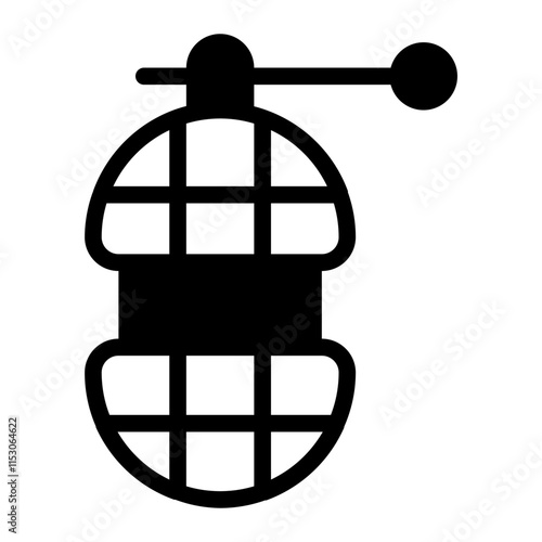 Grenade Glyph Icon