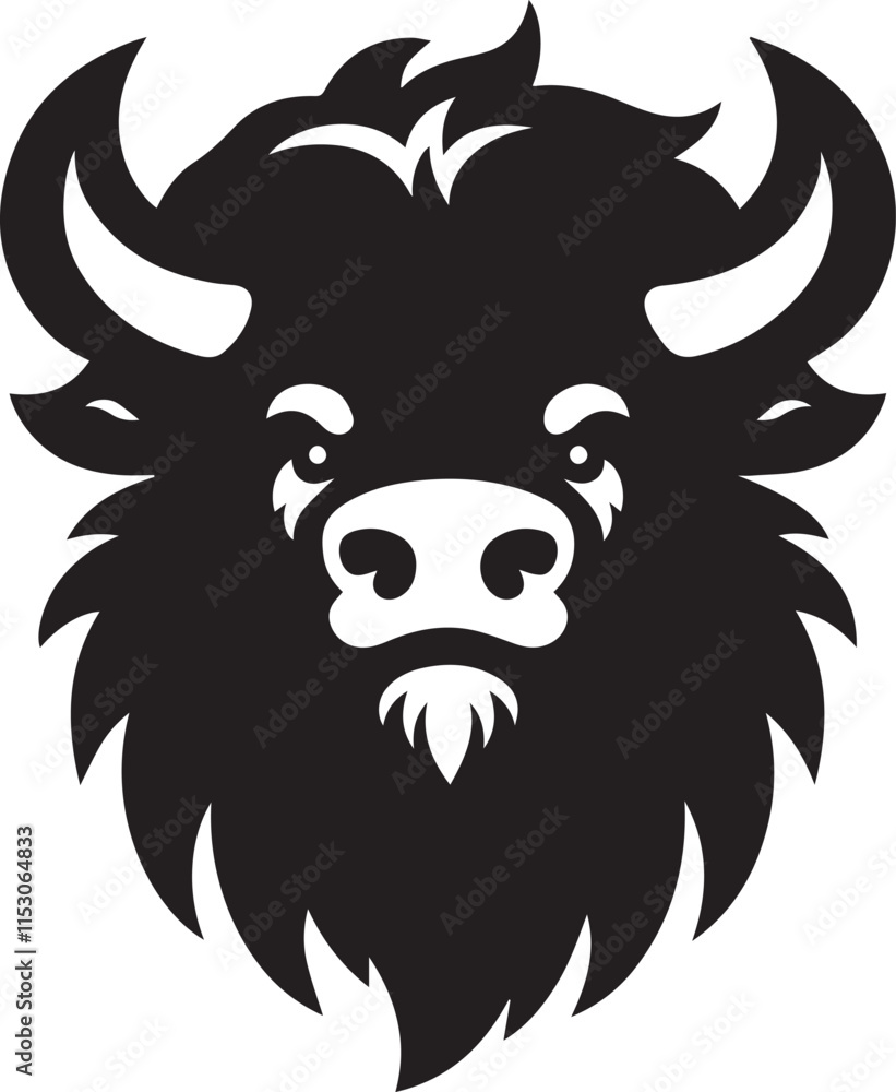 Fototapeta premium Head of a bison