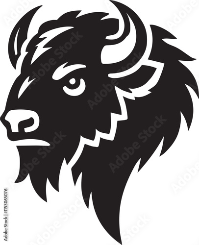 Head of a bison