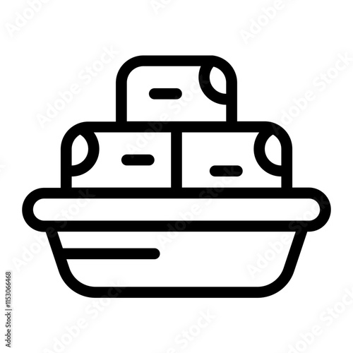 Halva Line Icon