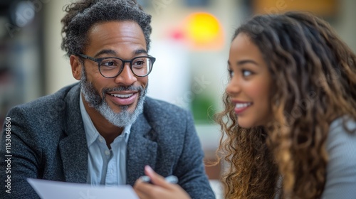 Career Advising Session Between Professor and Student
