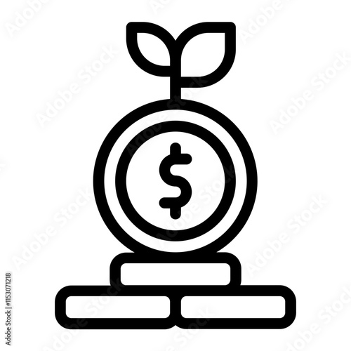 Investment Line Icon