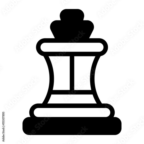 King Glyph Icon