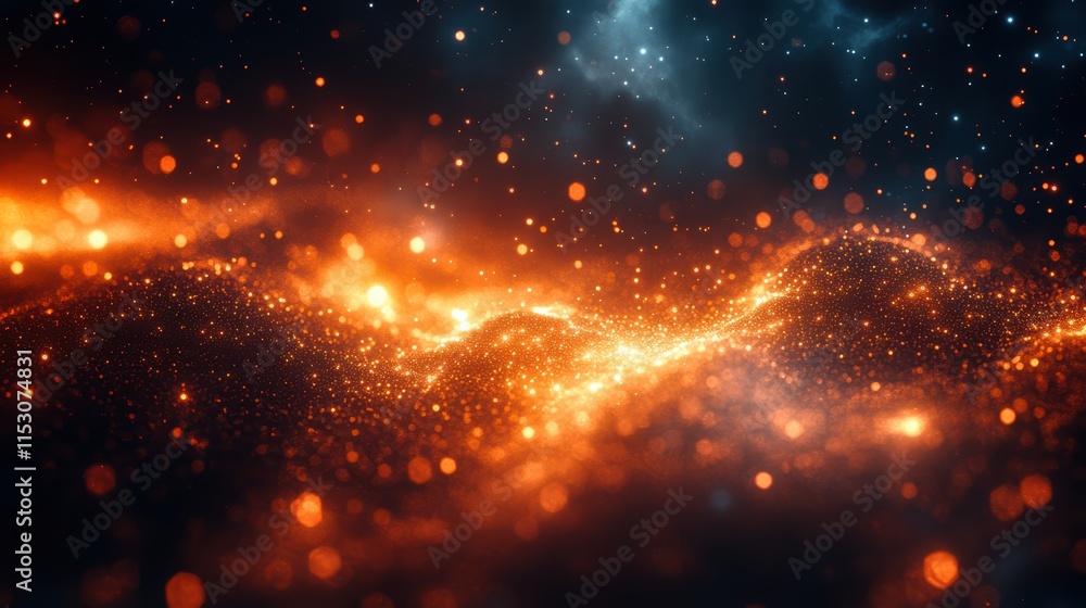 Fototapeta premium Vibrant Heatmap Displaying Density Data Visualization