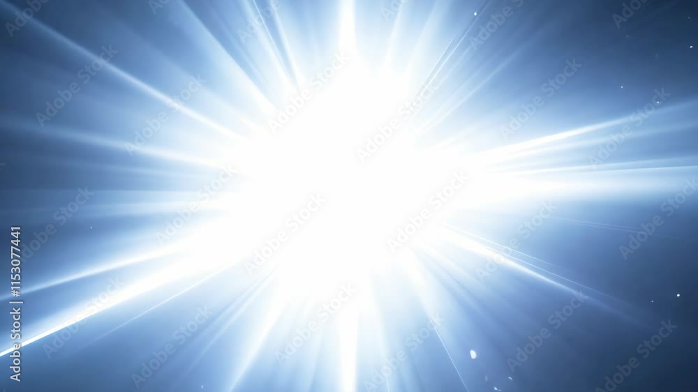 A bright white light comes from above through the darkness, illuminating something important. The spotlight illuminates with bright rays. Footage. Place holder. A bright white light comes from above through the darkness, illuminating something important. The spotlight illuminates with bright rays. Footage. Place holder.