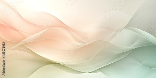 Abstract pastel wave background. (3)