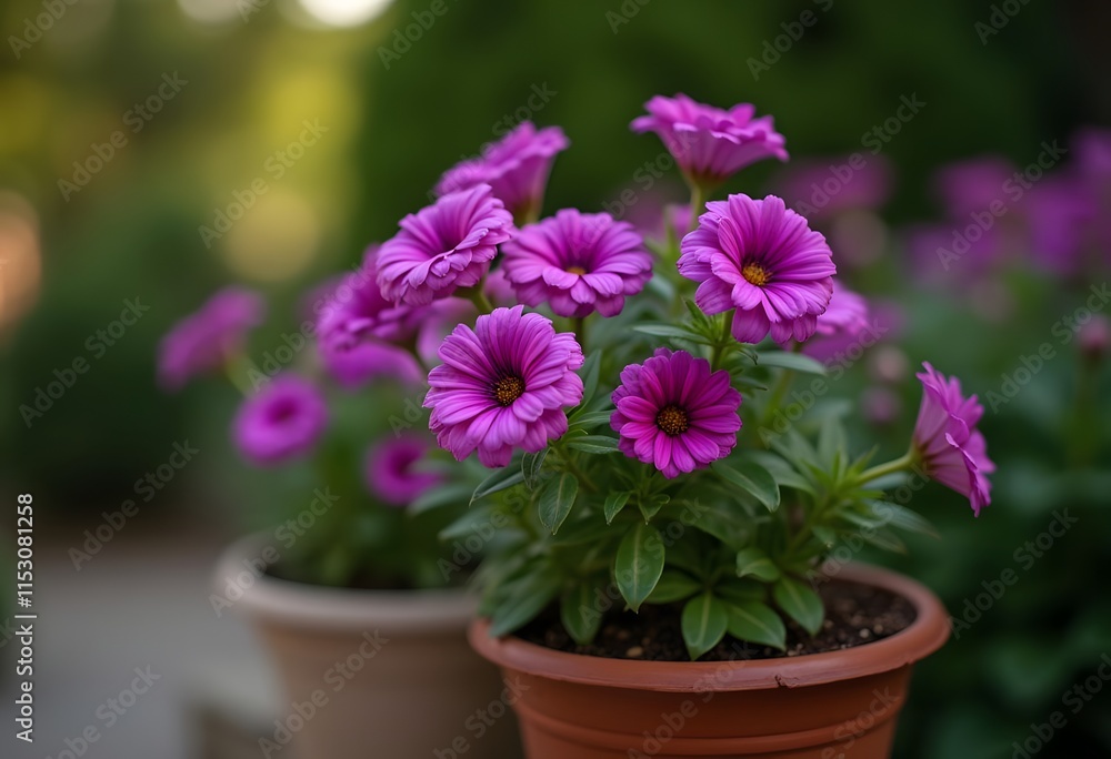 Purple Flower Pansies closeup of colorful pansy flower, pot plant.
Purple Flower Pansies closeup of colorful pansy flower, pot plant.