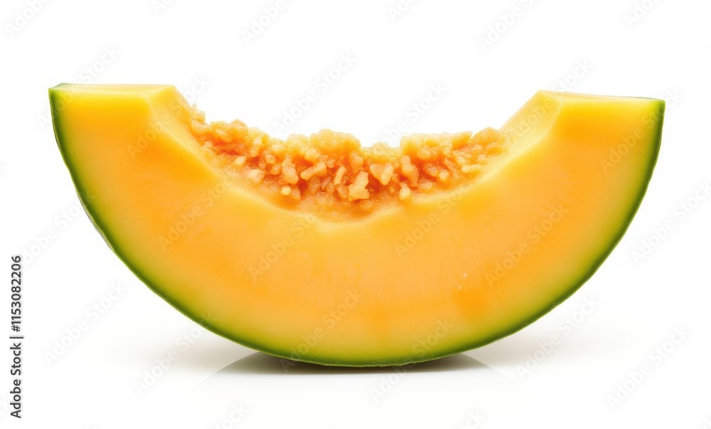 Fresh green and orange melon slice Fresh green and orange melon slice