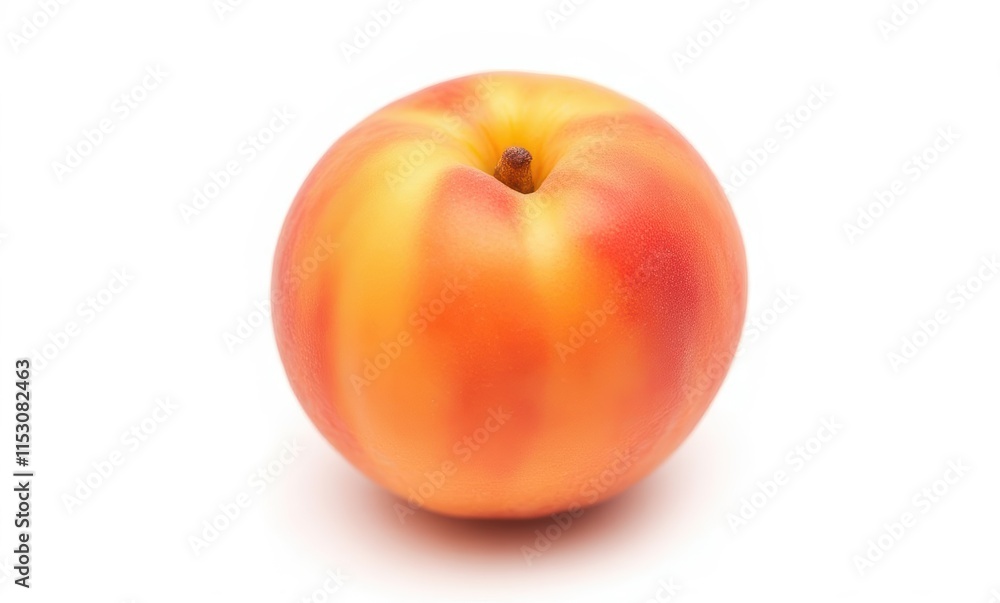 Fresh peach with vibrant colors Fresh peach with vibrant colors