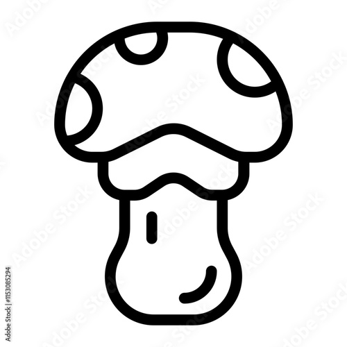 Mushroom Line Icon