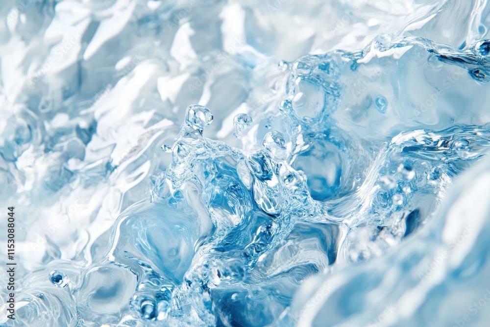 Close-up of flowing water with bubbles. Close-up of flowing water with bubbles.