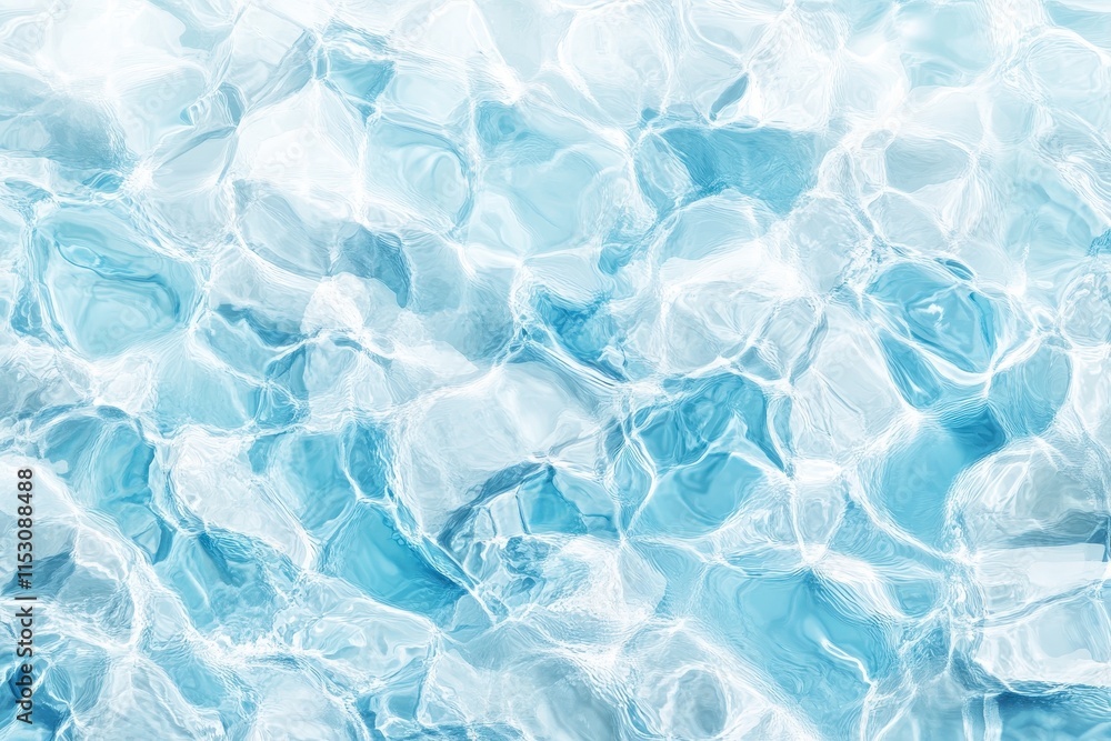 Obraz premium Abstract blue water texture background.