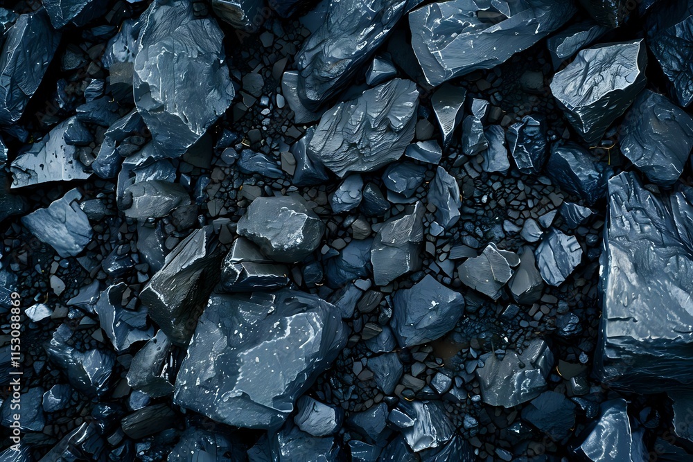 Dark Blue Rocks: A Deep Dive into Textures and Patterns of Jagged Stone Formations, Exploring the Rugged Beauty of Natural Stone Aggregates with Close-Up Detail Shots. Geological formations Dark Blue Rocks: A Deep Dive into Textures and Patterns of Jagged Stone Formations, Exploring the Rugged Beauty of Natural Stone Aggregates with Close-Up Detail Shots. Geological formations