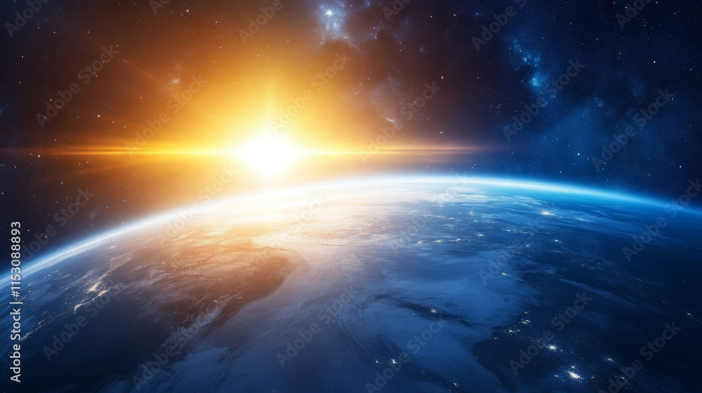 Earth and sun Earth and sun
