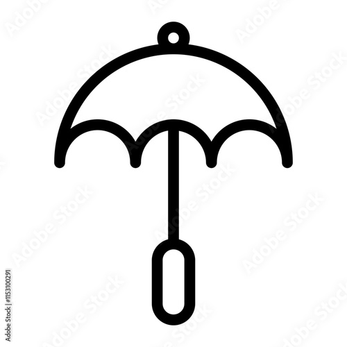 Umbrella Line Icon