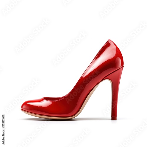 red high heel shoes