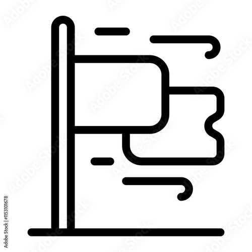 Wind Line Icon