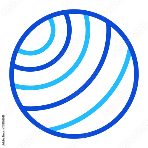 Yoga Ball Duoline Icon