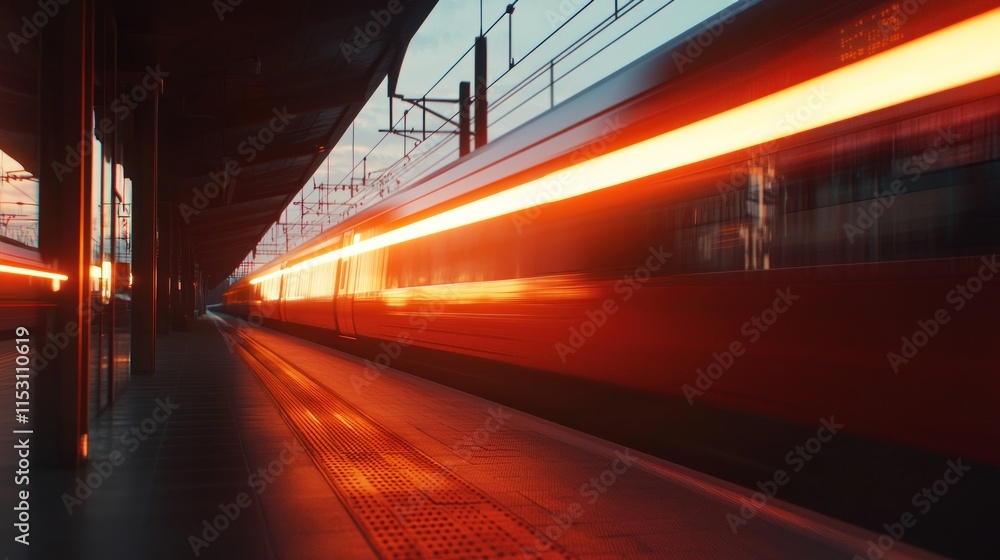 Rapid Transit: A High-Speed Train's Fiery Departure Rapid Transit: A High-Speed Train's Fiery Departure