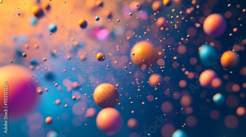 Wallpaper Mural The billiard particle. Billiard table consists of dots and circles Torontodigital.ca