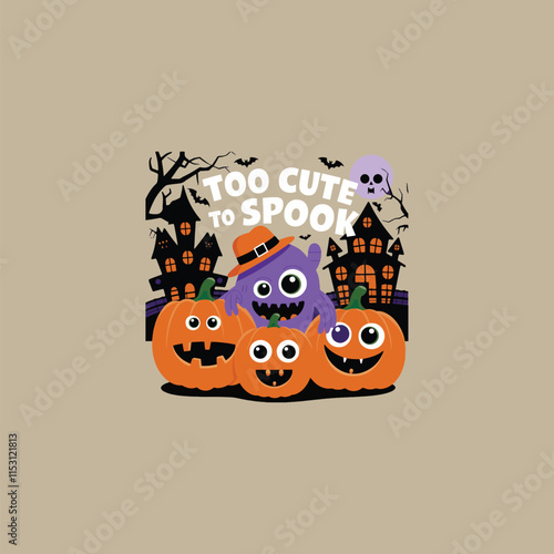 happy Halloween t-shirt design vector illustration art