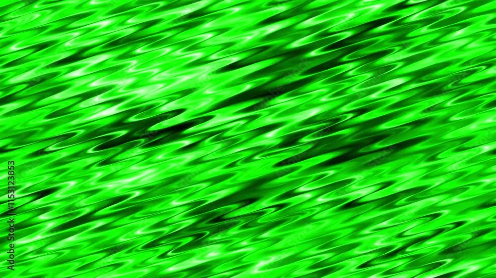 Abstract animation, resembles a smooth, wavy green surface. The colors move smoothly from darker to lighter shades. Imitation of fabric or liquid. Abstract animation, resembles a smooth, wavy green surface. The colors move smoothly from darker to lighter shades. Imitation of fabric or liquid.
