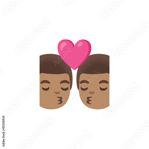 Same-Sex Kissing Couple Emoji
