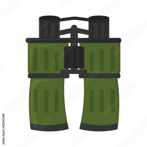 Military Vector Illustration - Binocular