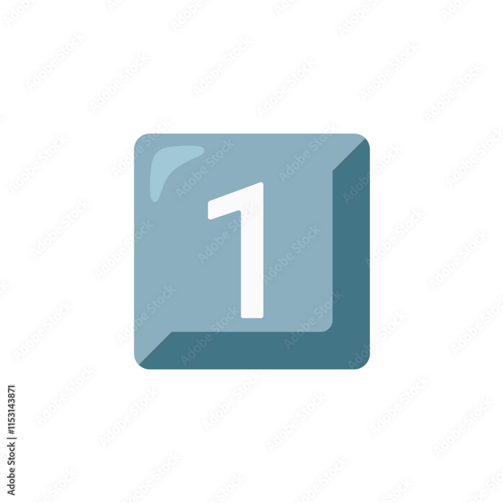 Stylized Number 1 Key
Stylized Number 1 Key