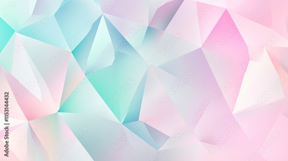 Obraz premium Abstract Geometric Pastel Background