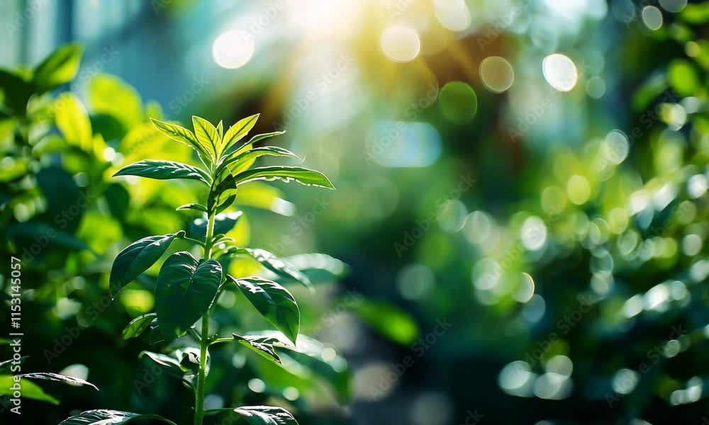 Fresh green plants illuminated by sunlight, showcasing vibrant leaves in a natural environment, perfect for nature and gardening themes. Fresh green plants illuminated by sunlight, showcasing vibrant leaves in a natural environment, perfect for nature and gardening themes.