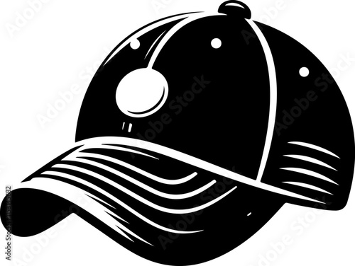 Cap Silhouette Vector Illustration