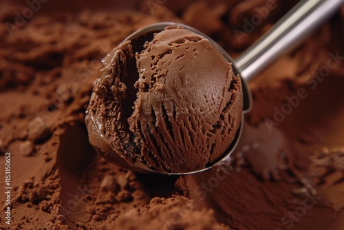 Wallpaper Mural Chocolate Ice Cream Scoop Torontodigital.ca