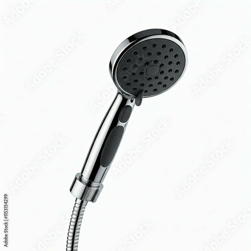 Wallpaper Mural chrome shower head isolated on white background Torontodigital.ca