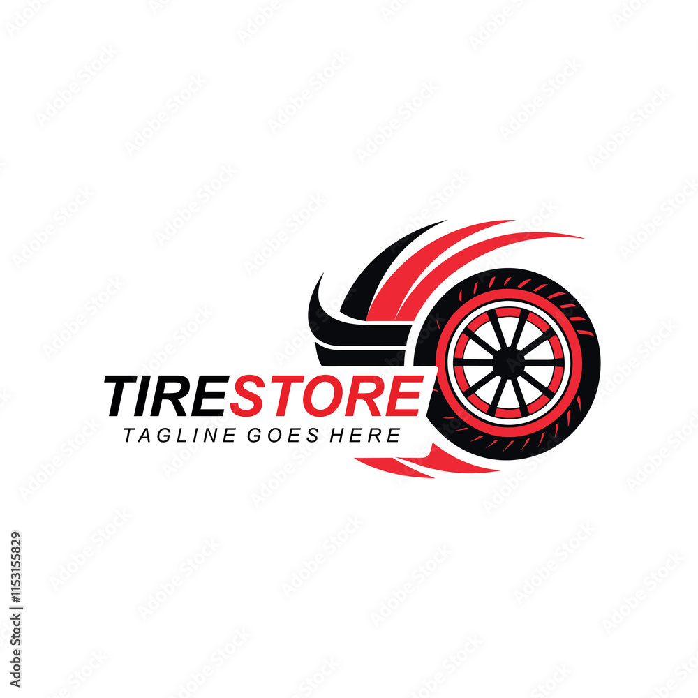 Tire logo, tire store logo design vector illustration. tire logo shop icons, car tire simple icons Tire logo, tire store logo design vector illustration. tire logo shop icons, car tire simple icons