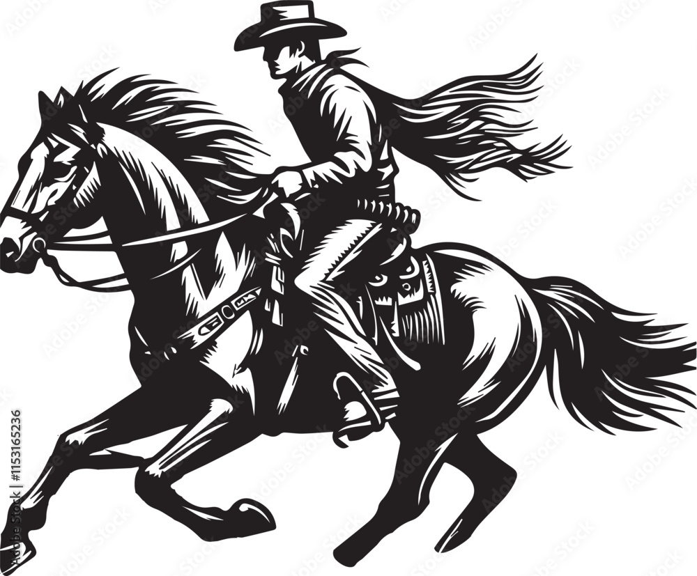 Horse riding, A man ride horse cute beautiful horse black vector Horse riding, A man ride horse cute beautiful horse black vector