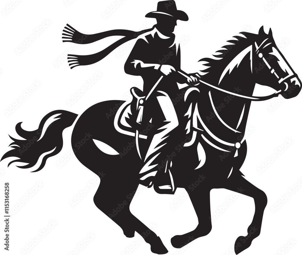 Horse riding, A man ride horse cute beautiful horse black vector Horse riding, A man ride horse cute beautiful horse black vector