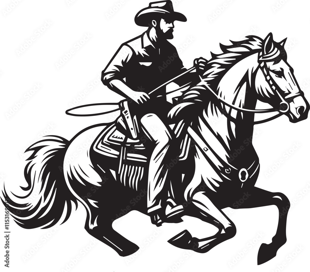 Horse riding, A man ride horse cute beautiful horse black vector Horse riding, A man ride horse cute beautiful horse black vector