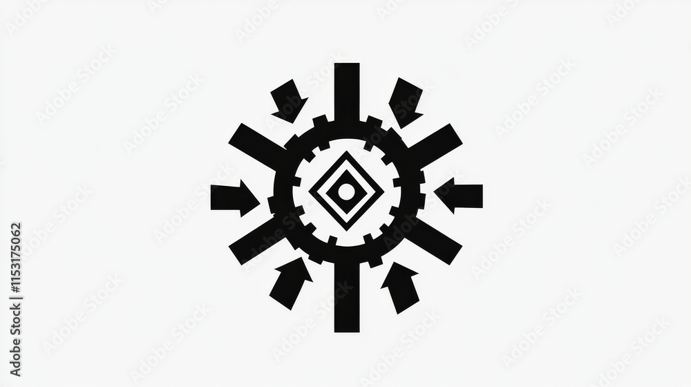 Hologram gear with arrows. A gear made of polygons, triangles of points and lines. Gear with arrows icon low polygonal connection structure. Technology concept vector. Hologram gear with arrows. A gear made of polygons, triangles of points and lines. Gear with arrows icon low polygonal connection structure. Technology concept vector.