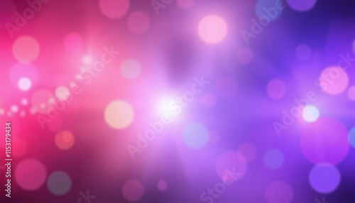 Abstract Color Spectrum of curves, lines and angles, diagonal stripes and concentric circles with bokeh effect